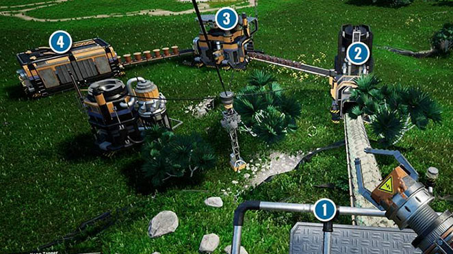 satisfactory производственная линия