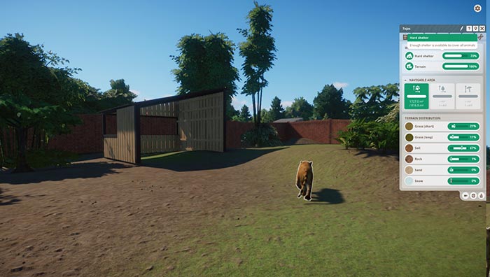 animal information tab