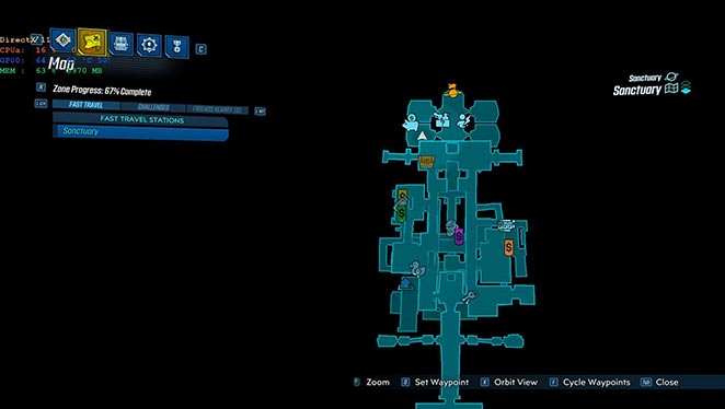 borderlands 3 sanctuary map