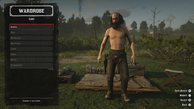 Red Dead Online меняем стиль персонажа