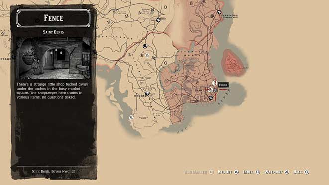 rdr 2 Сен-Дени - карта rdr 2 Сен-Дени - карта