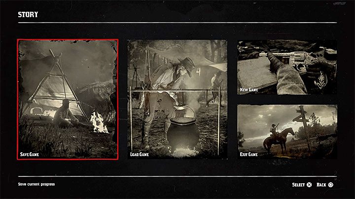 Red Dead Redemption 2 - как сохранить игру?