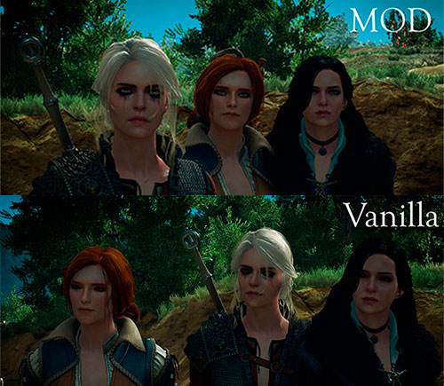 Ведьмак 3 High Quality Faces