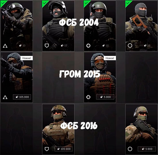 Игра калибр - все классы