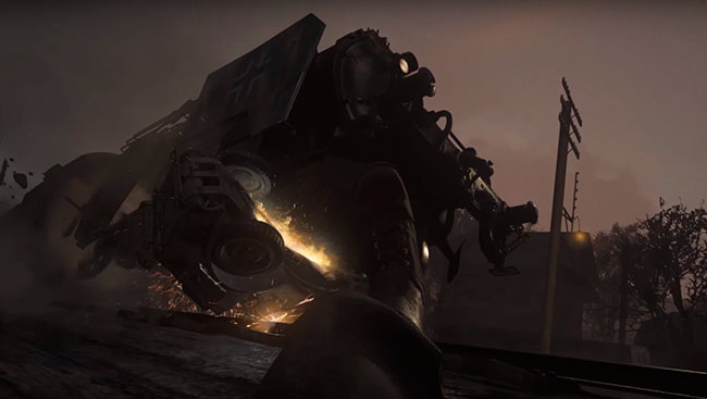 Call Of Duty wwii красивая сцена