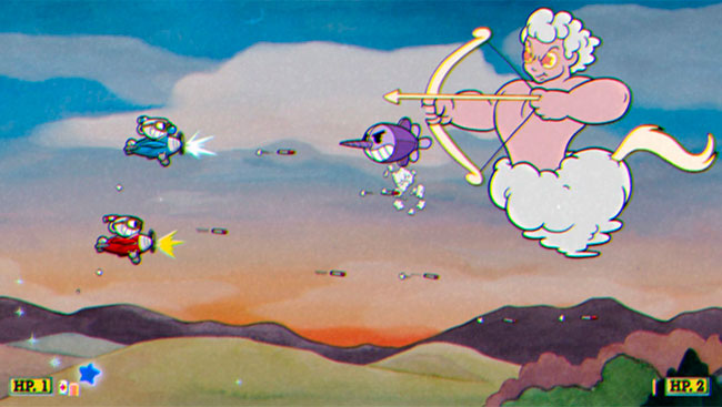 Cuphead полет в игре Cuphead полет в игре