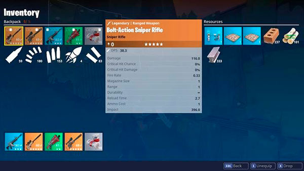 Fortnite Battle Royale - снайперские винтовки Fortnite Battle Royale - снайперские винтовки