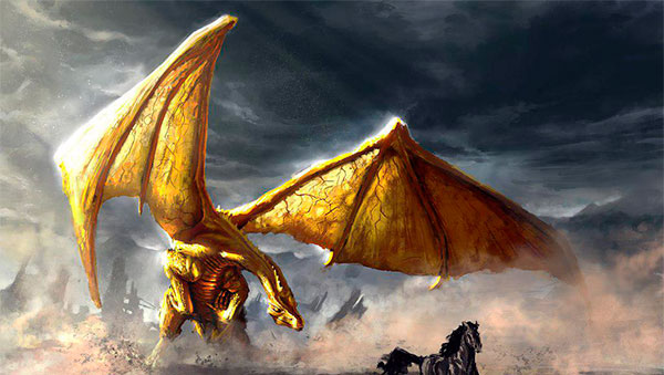 Witcher 3: Wild Hunt - золотой дракон Witcher 3: Wild Hunt - золотой дракон