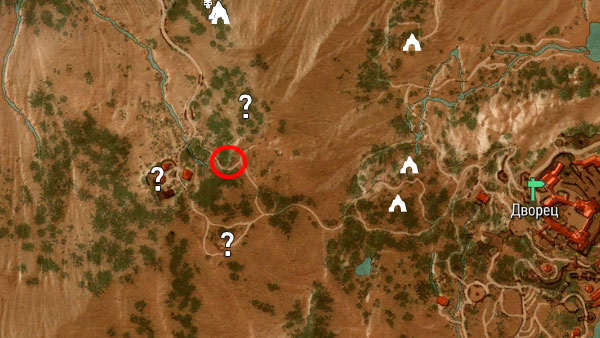 Ведьмак 3 - место силы знака Аксий в Туссенте