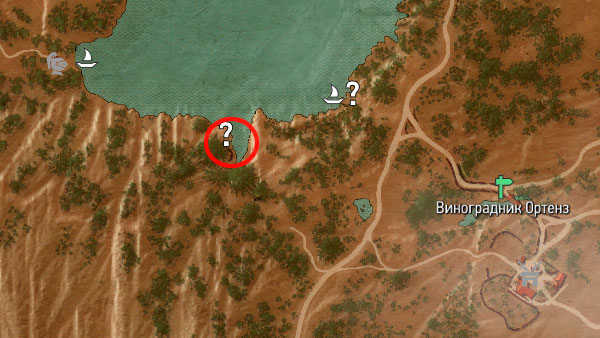 Ведьмак 3 - место силы знака Аард в Туссенте