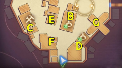 Карта области &laquo;Набережная&raquo; на планете Terra 2 в The Outer Worlds